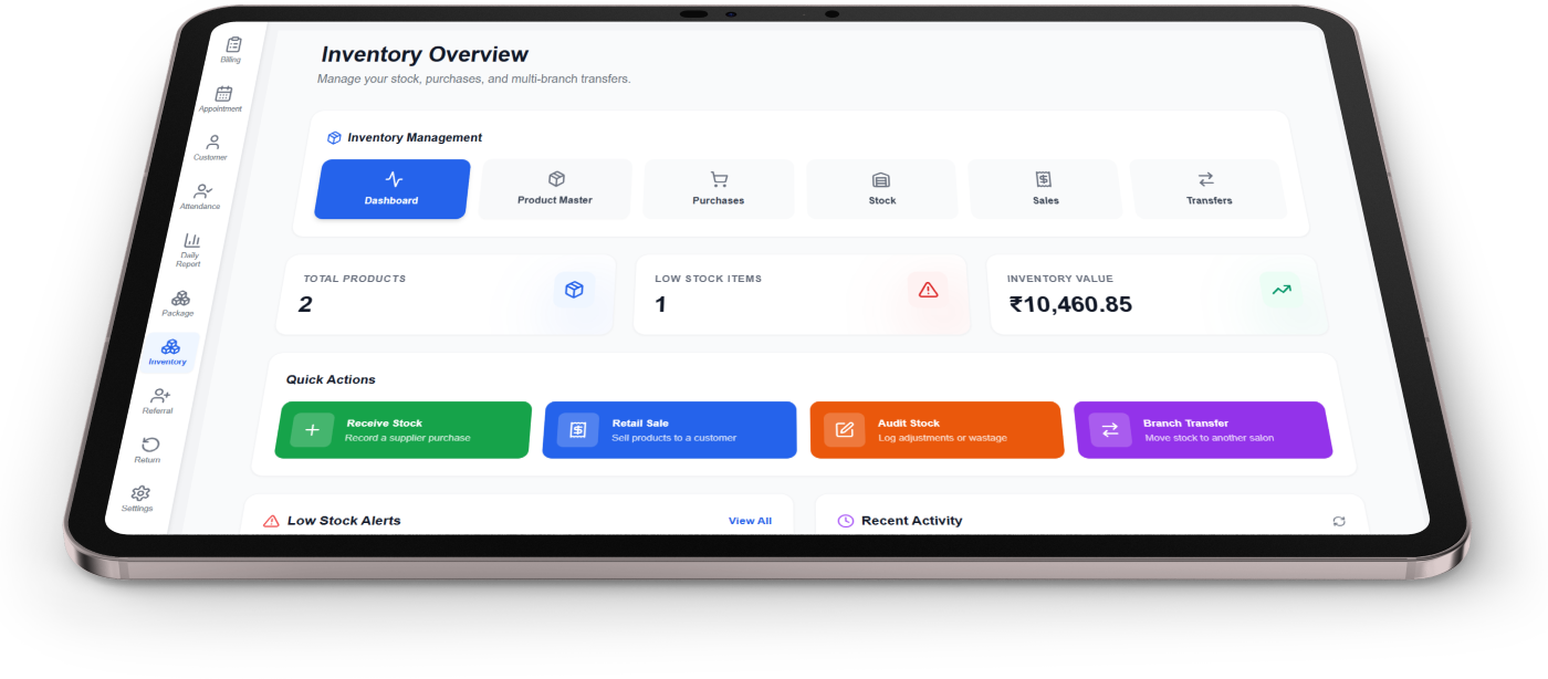 Floaton Billing Dashboard